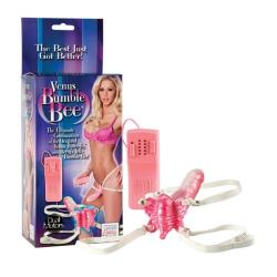 Venus Bumble Bee Strap On Vibrator