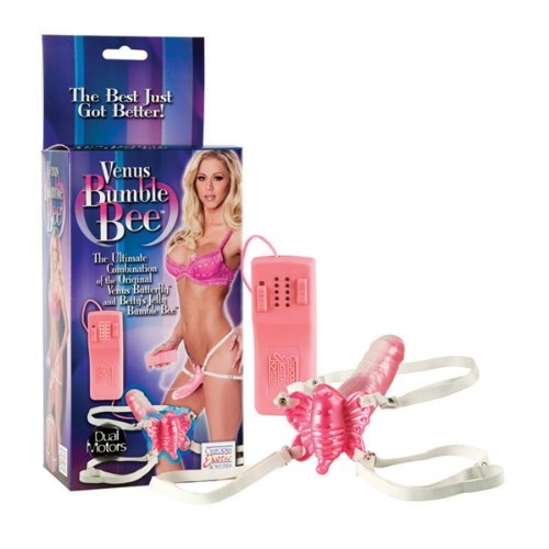 Venus Bumble Bee Strap On Vibrator