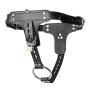 Strict Leather Premium Locking Leather Cock Ring and Butt Plug Harness