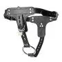 Strict Leather Premium Locking Leather Cock Ring and Butt Plug Harness Strict Leather Premium Locking Leather Cock Ring and Butt Plug Harness