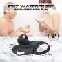 Vibrating Dual Cock Rings Sex Toys for Men with 9 Vibration Modes, loverbeby Silicone Wireless Remote Control Penis Enhancer Ring Rechargeable Waterproof Clitoral Stimulate Massager for Couples