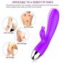 30-Speed Quiet Soft Wireless Waterproof Cordless Dual Motor USB Rechargable Pleasure Víbràtòr Vi-bration Food Grade Silicone Material Whisper Handheld (Color:Purple)