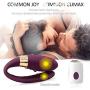 EDALL Wireless Remote Control U-Shaped Wearable USB Charging Waterproof Design 10 Speed Suction Massage G Point Female and Male Waterproof Sexy Toy Couple