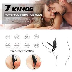 Wireless Vibrating Male Wand Massager Rechargeable Remote Control Back Neck Shoulder Relaxation Massaging with Multiple Men Vibrator Medical Grade Silicone Vibration Toys