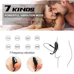 Wireless Remote Control Penisring Ring for Men Women Shake Rooster Cockring,Silicone Happy Toys Shock 8 Speeds USB Charged