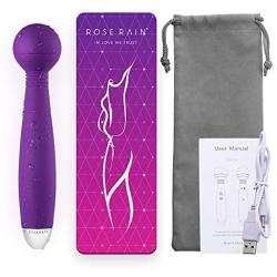 ROSERAIN mini women vibrator，7 vibration modes，Massage stick for women, Waterproof, Silent, Rechargeable.New product by Tysonir LTD