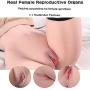 Inflatable doll male automatic humanoid one silicone smart semi-solid doll masturbation adult fun sex products first night experience - free smart voice - silicone chest - built-in vibration sucking -
