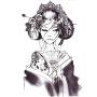 Pinkiou Full Arm Sticker Women Sexy Temporary Tattoo Sticker Waterproof Fake Body Art Sticker (6 sheets)