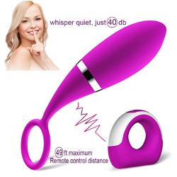 Heating Wireless Remote Control Mini Bullet Vibrator Vibrating Egg,G Spot Clitoral Dildo Nipple Vibrators for Women,Rechargeable G Spotter Stimulator,Adult Sex Toys for Women and Couples