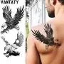 VANTATY 10 Sheets Realistic Tiger Temporary Tattoos Animals For Men Body Armband Soldier Fake Tatoo Stickers For Women Scorpion Wolf Deer Elk Eagle Bear Dot Adults Forearm Tattoos Girls Kids Teens.
