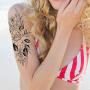 10 Sheets Big Black Rose Peony Flower Girls Temporary Tattoos For Women Waterproof Tattoo Stickers 3D Blossom Lady Shoulder Tatoos Leaf Sexy Arm Body Chains Pattern. 10 Sheets Big Black Rose Peony Flower Girls Temporary Tattoos For Women Waterproof Tattoo Stickers 3D Blossom Lady Shoulder Tatoos Leaf Sexy Arm Body Chains Pattern.