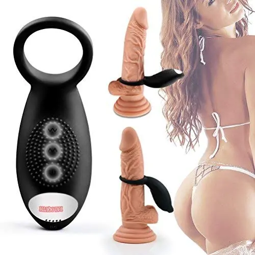Vibrating Penis Ring with 10 Powerful Vibration Patterns for Couples, PALOQUETH Silicon Cock Ring Toy for Longer-Lasting Erections/Improved Sexual Skills Vibrating Penis Ring with 10 Powerful Vibration Patterns for Couples, PALOQUETH Silicon Cock Ring Toy for Longer-Lasting Erections/Improved Sexual Skills