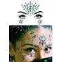 COKOHAPPY 6 Sets Rhinestone Mermaid Face Jewels Tattoo - BODY STICKERS Crystal Tears Gem Stones Bindi Temporary Stickers (Collection 1)