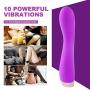 G Spot Vibrator Sex Toy for Women, SHEQU Vibrating Dildo Sex Massager Vagina Clit Stimulator Vibes with 10 Speeds Rechargeable Couples Masturbator Adult Novelty Gift (Purple Lora)