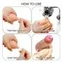 Medical Sili-Cone Dòngs Muscle Massager Waterproof Dilator Lifelike Relax Massager Wand with Squirting Device