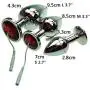 Adult Small Medium Large Full Metal Stainless Steel Anal Plug Electric Shock e-Stim Device Parts Accessories Butt Plug with Wire Adult Small Medium Large Full Metal Stainless Steel Anal Plug Electric Shock e-Stim Device Parts Accessories Butt Plug with Wire