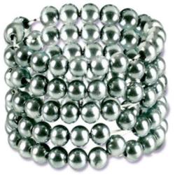 CalExotics Ultimate Stroker Beads with 5-Row of Stretchy Support Rings - Silver