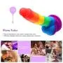 Utimi Silicone Dildo Liquid Realistic Big Dick G-spot Stimulator with Suction Cup,Rainbow Pattern Utimi Silicone Dildo Liquid Realistic Big Dick G-spot Stimulator with Suction Cup,Rainbow Pattern