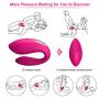 Clitoral G Spot Couples Vibrator - FIDECH Waterproof Clitoris Stimulator with 12 Vibrations, 10m Remote Control Rechargeable Quiet Dual Motor Adult Sex Toys for Women Solo Play & Couples Play