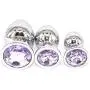 Eastern Delights 3 Pcs Jewelry Anal Plug Steel Metal Butt Plated Plug with Penis Condom (Light Purple) Eastern Delights 3 Pcs Jewelry Anal Plug Steel Metal Butt Plated Plug with Penis Condom (Light Purple)