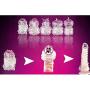 XQJYA New Reusable Enlarger Extender Crystal Elastic Sleeve Surprise Me Strong Silicone Sleeve-5Pack