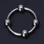 GUANGSHAN Stainless Steel Co~ck Pe~NIS Ring for Men Enhancer Prolong Séx Product