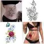 Yazhiji 15 sheets large Sexy waterproof Temporary Tattoos for Men Women Flowers Collection (19X9 CM) Yazhiji 15 sheets large Sexy waterproof Temporary Tattoos for Men Women Flowers Collection (19X9 CM)