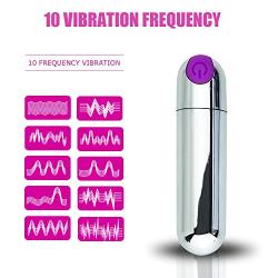 Bantie Bullet Vibrator Vagina Stimulator Massager Waterproof Mini Pocket Finger 10 Speed Dildo Vibrator Adult Massager for Travel Portable Adult Massager USB Rechargable Adult Sex Toys