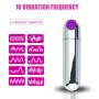 Bantie Bullet Vibrator Vagina Stimulator Massager Waterproof Mini Pocket Finger 10 Speed Dildo Vibrator Adult Massager for Travel Portable Adult Massager USB Rechargable Adult Sex Toys