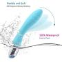 High Quality Medical Silicone Wand Massager with 10 Powerful Vibration Mode, Waterproof, Arbitrary Bending Memory Function Design, Cordless Design for Each Part.