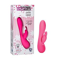 California Exotic Novelties USB Rechargeable Impress Petite Rabbit, Pink