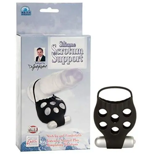 California Exotic Novelties Dr. Joel Kaplan Silicone Scrotum Support, Black California Exotic Novelties Dr. Joel Kaplan Silicone Scrotum Support, Black