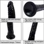 8.26 inches Waterproof Massage Hand-Free for Women Beginner Mǎssager Realistic-Ďìld`ɔ Personal Body Massage- Enjoy at Any Time