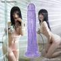 Full Portable 8 Inch Waterproof Soft Wand Flexible Toy for Women,Lifelike Women - Blue - Huangshantechan1.1