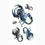 Pinkiou Henna Tattoo Stickers Lace Mehendi Temporary Tattoos for Maverick Women Teens Girls Metallic Tattooing Pack of 6 (10-0222) Pinkiou Henna Tattoo Stickers Lace Mehendi Temporary Tattoos for Maverick Women Teens Girls Metallic Tattooing Pack of 6 (10-0222)