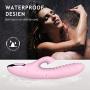 Clitorials Sucking Stimulator Vibrate Toy Oral Tongue Simulation, Waterproof 12 Frequency Sucking Vibration Wand, Soft & High Speed Clitorial Sucking Toy for Female,T-Shirt