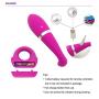 YomeGarden Wearable Wireless Remote Control Bullet Egg Vibrator with Heating 10 Powerful Speed Silicone G Spot Stimulator Vibrant Waterproof & USB Rechargeable Adult Sex Toy for Women and Couples