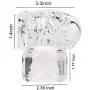Massager Attachments, Attachment Massage Accessory Silicone- Two Different Styles (Clear) Massager Attachments, Attachment Massage Accessory Silicone- Two Different Styles (Clear)
