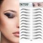 DKAF 2 Pcs 3D Hair-Like Authentic Eyebrows, Waterproof Imitation Ecological Natural Tattoo Eyebrow Stickers, Grooming Shaping Brow Shaper Makeup Eyebrow Transfer-E10