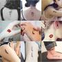 Temporary Tattoos Tiny Fake Tattoo Stickers for Women Men Kids 30 Sheets Flower Word Small Sexy Patterns Waterproof Temp Tattoo for Hand Face Leg Arm Neck Body Art Personal Beauty Fashion Decoration