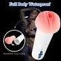 Virgin Pocket Pussy,Sinloli 5 Suction Strengths and 10 Vibration Modes Automatic Male Masturbator Cup with Hymen for Men Masturbation