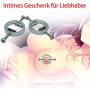 RONSHIN Fetish Nipple Clamps Adjustable Nipple Clamps Stainless Steel Nipple Clamps Stimulation Erotic SM BDSM Sex Toy for Men and Women