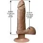 Doc Johnson The Realistic Cock - Vibrating 6 Inch - Dildo - Caramel Doc Johnson The Realistic Cock - Vibrating 6 Inch - Dildo - Caramel