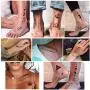 Yazhiji Tiny Waterproof Temporary Tattoos - 60 Sheets, Moon Stars Constellations Music Compass Anchor Words Lines Flowers for Kids Adults Men and Women. Yazhiji Tiny Waterproof Temporary Tattoos - 60 Sheets, Moon Stars Constellations Music Compass Anchor Words Lines Flowers for Kids Adults Men and Women.