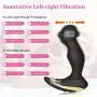 Anal Toy Vibrating Prostate Massager with 6 Novelty Left-Right Hitting Mode and 6 Stimulation Frequency for Anus Play, Utimi Bead Butt Plug P-spot Vibrator with Remote for Male Couple Rechargeable Anal Toy Vibrating Prostate Massager with 6 Novelty Left-Right Hitting Mode and 6 Stimulation Frequency for Anus Play, Utimi Bead Butt Plug P-spot Vibrator with Remote for Male Couple Rechargeable
