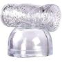 Massager Attachments, Attachment Massage Accessory Silicone- Two Different Styles (Clear)