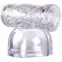Massager Attachments, Attachment Massage Accessory Silicone- Two Different Styles (Clear) Massager Attachments, Attachment Massage Accessory Silicone- Two Different Styles (Clear)