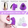 Clitoral Sucking Vibrator for Clit and Nipple Stimulation, Treediride Silicone Adult Lip Kissing Sucker Massager with 10 Suction Modes Rechargeable Adult Toys Waterproof Oral Sex for Women Orgasm