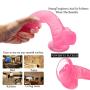 HUOLA 9.1" Beginner Slim Slender Realistic Shaft Toy for Suction Cup