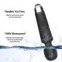 Wand Massager with 20x Magic Multi-Speed Vibrations, Cordless, Waterproof, Personal Handheld Electric Massager for Neck Shoulder Back Body Massage, Sports Recovery Muscle (Black Mini) Wand Massager with 20x Magic Multi-Speed Vibrations, Cordless, Waterproof, Personal Handheld Electric Massager for Neck Shoulder Back Body Massage, Sports Recovery Muscle (Black Mini)